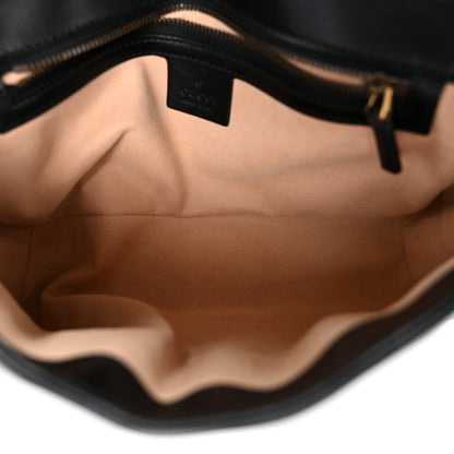 Gucci Calfskin Matelasse Small GG Marmont Shoulder Bag Black 5 of 11