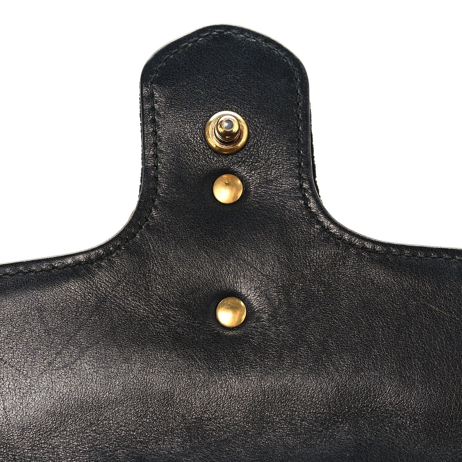 Gucci Velvet Matelasse Mini GG Marmont Shoulder Bag Black 12 of 13