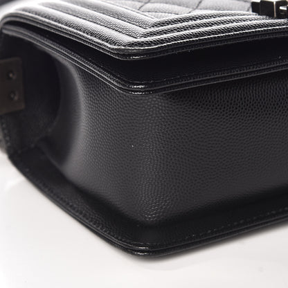 Chanel Caviar Quilted Small Boy Flap Black 5 of 10
