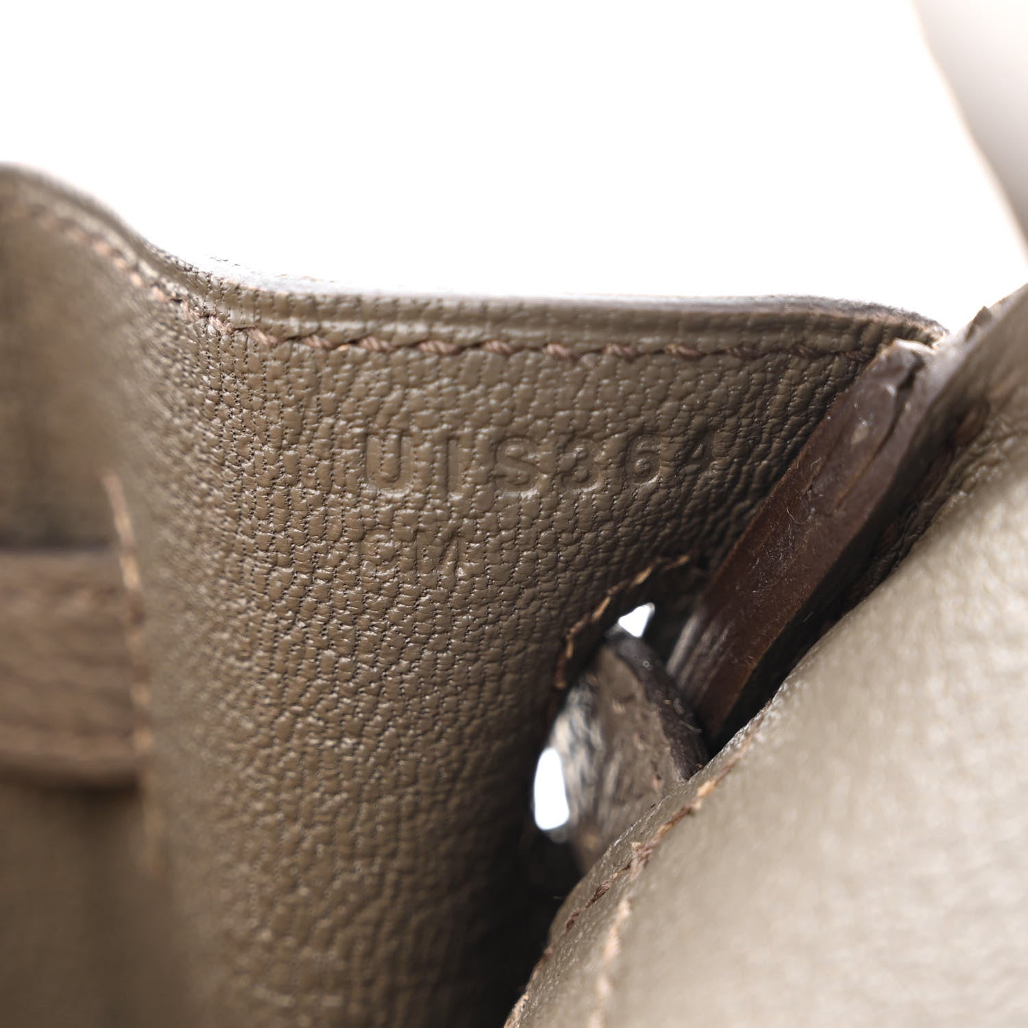 Hermes Togo Birkin 25 Etain 7 of 11