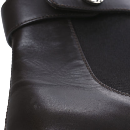 Gucci Calfskin Mens Blondie Chelsea Ankle Boots 10 Cocoa 17 of 18