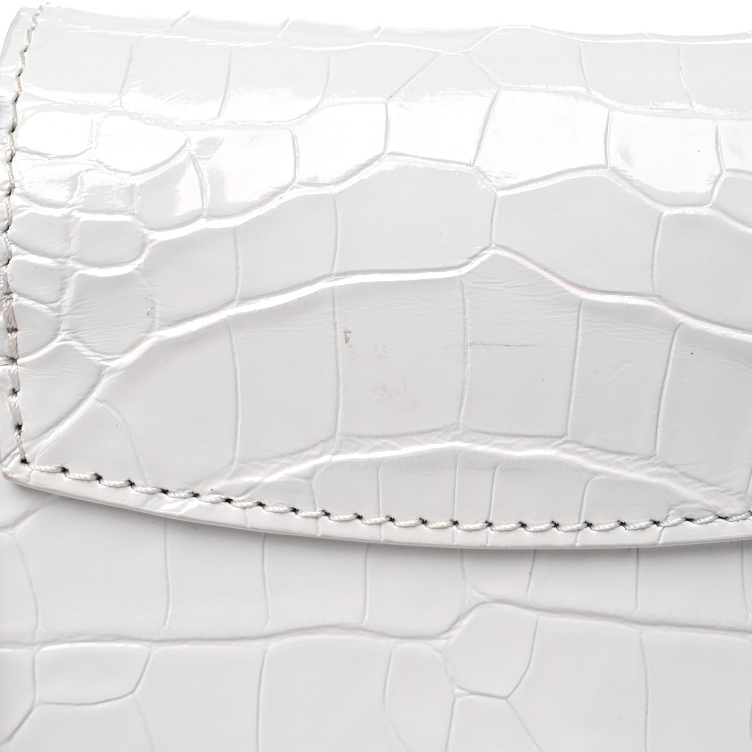 Louis Vuitton Crocodile Mini Capucines White 12 of 13