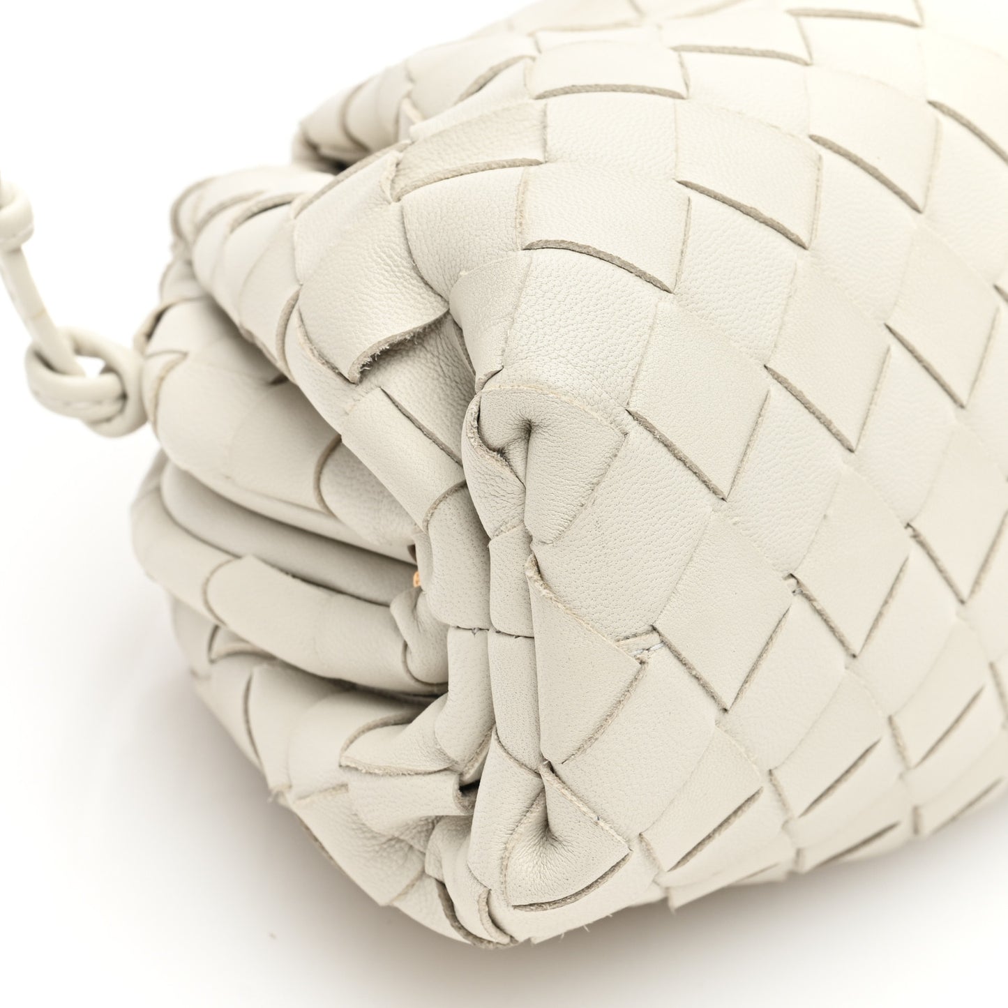 Nappa Intrecciato The Mini Pouch Chalk