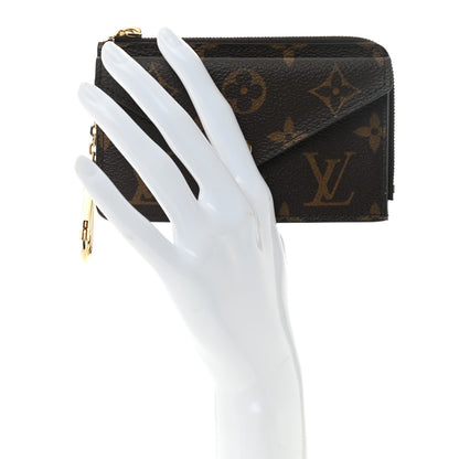 Louis Vuitton Monogram Recto Verso Card Holder Black 2 of 9