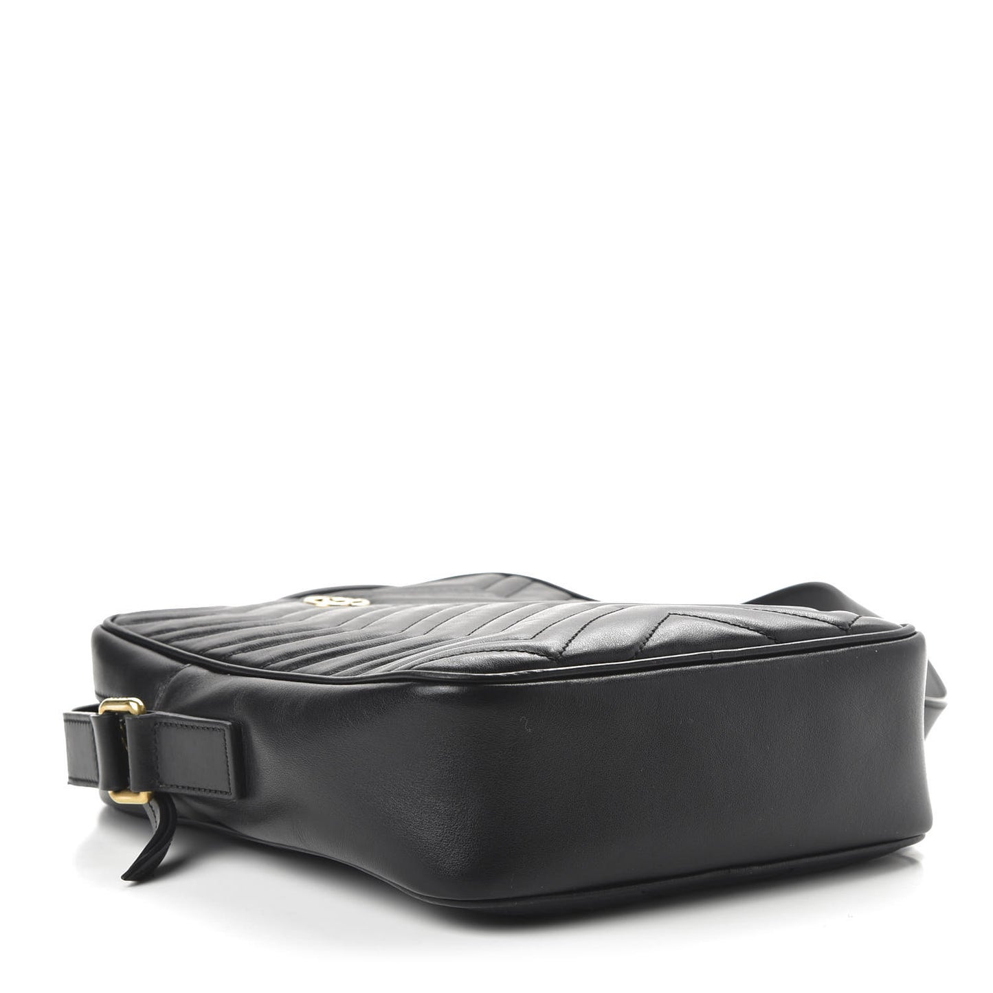 Calfskin Matelasse GG Marmont Travel Bag Black