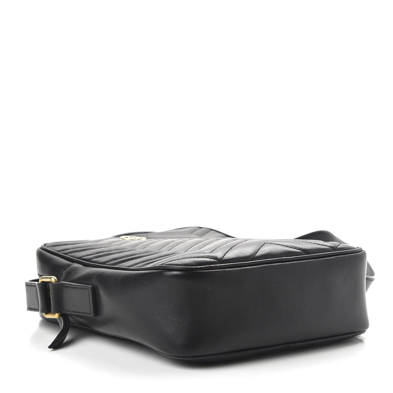 Gucci Calfskin Matelasse GG Marmont Travel Bag Black 4 of 10