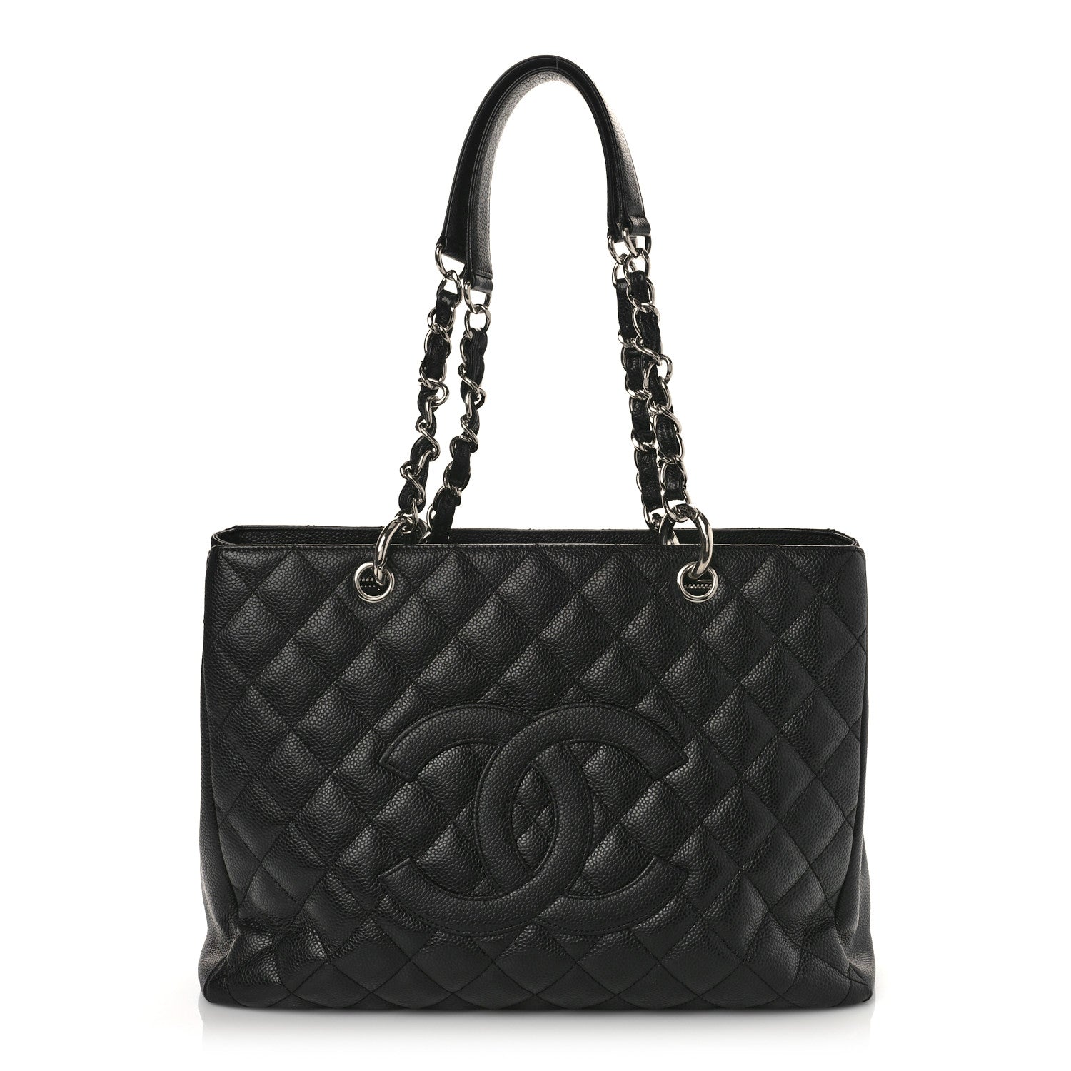 Chanel Caviar Quilted Grand Shopping Tote GST Black 1 of 10