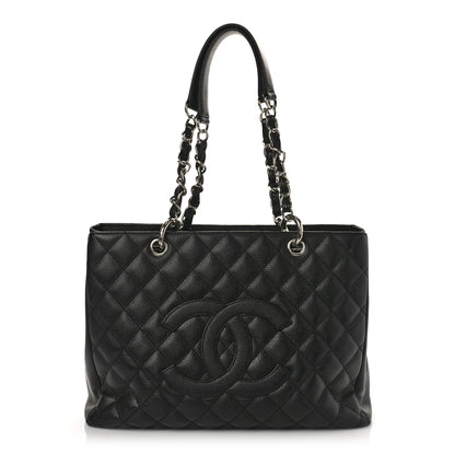 Chanel Caviar Quilted Grand Shopping Tote GST Black 1 of 10