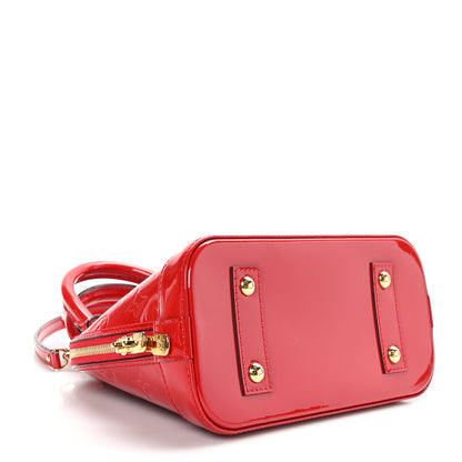 Louis Vuitton Vernis Alma BB Cherry 4 of 8
