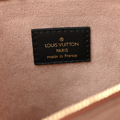 Louis Vuitton Lambskin Embossed Monogram Coussin PM Black 8 of 16