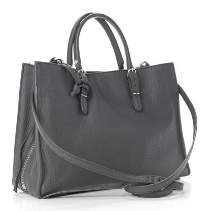 Balenciaga Veau Papier A6 Zip Around Tote Gris Fossile 3 of 9