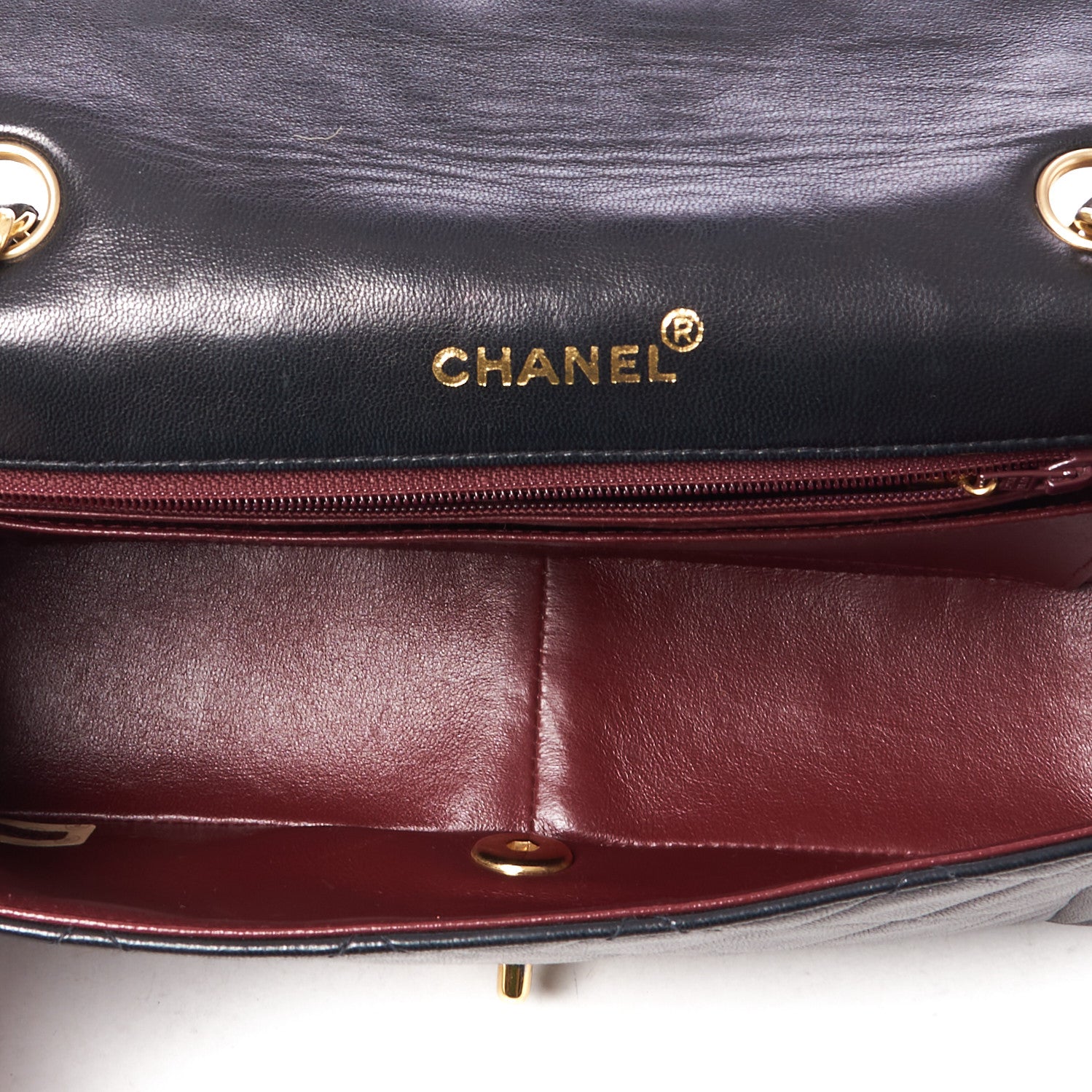 Chanel Lambskin Quilted Medium Single Flap Black 4 of 9