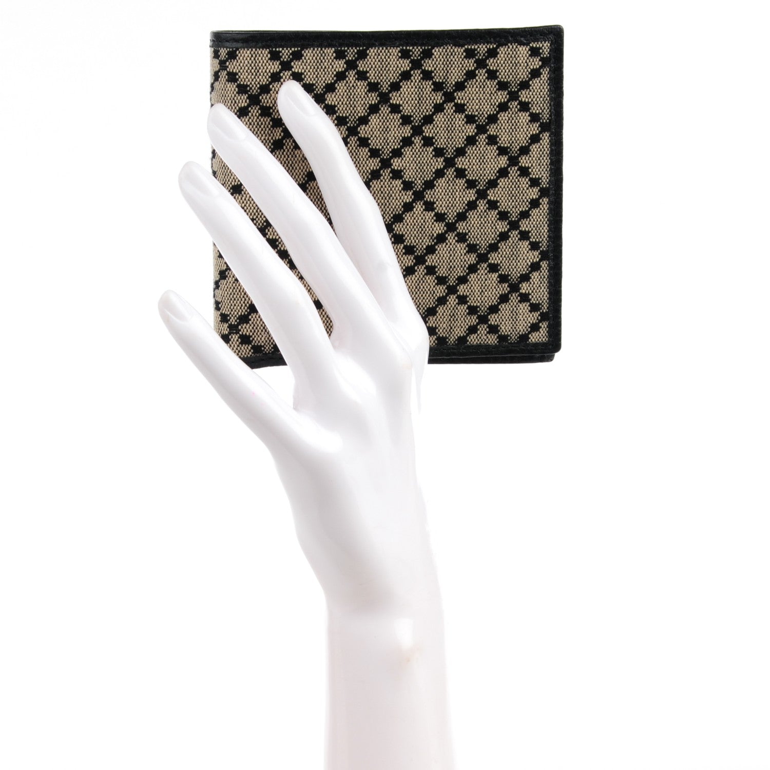 Gucci Diamante Bi-Fold Wallet Black 2 of 7