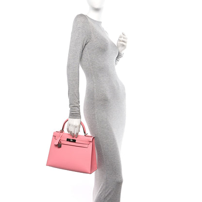 Hermes Epsom Kelly Sellier 28 Rose Confetti 2 of 14