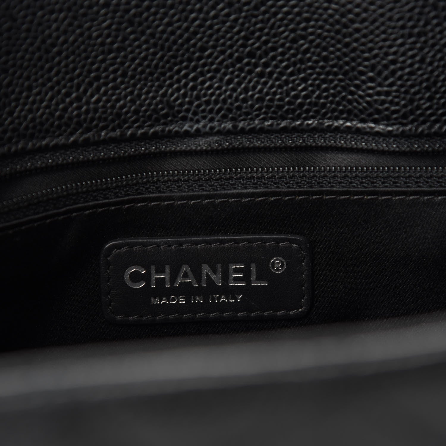 Chanel Caviar Quilted Grand Shopping Tote GST Black 8 of 10