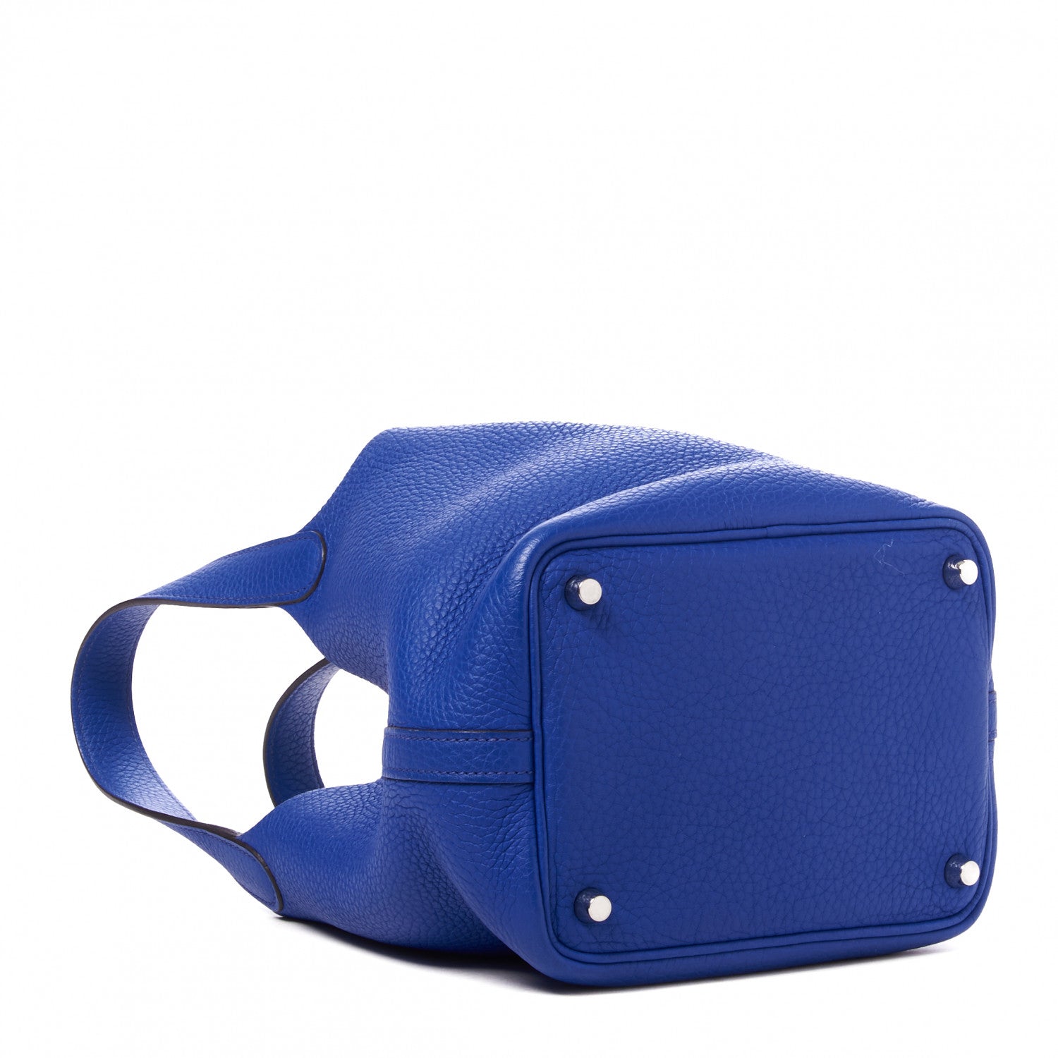 Hermes Taurillon Clemence Picotin Lock 26 GM Bleu Electrique 3 of 7