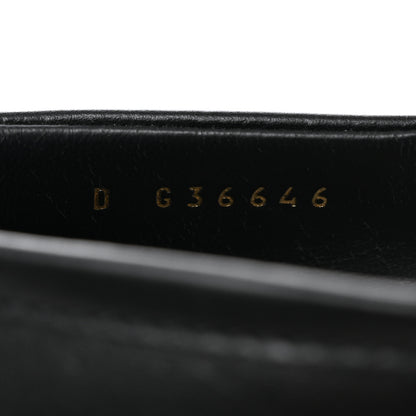 Chanel Lambskin Quilted CC Turnlock Loafers 38.5 Black 7 of 8