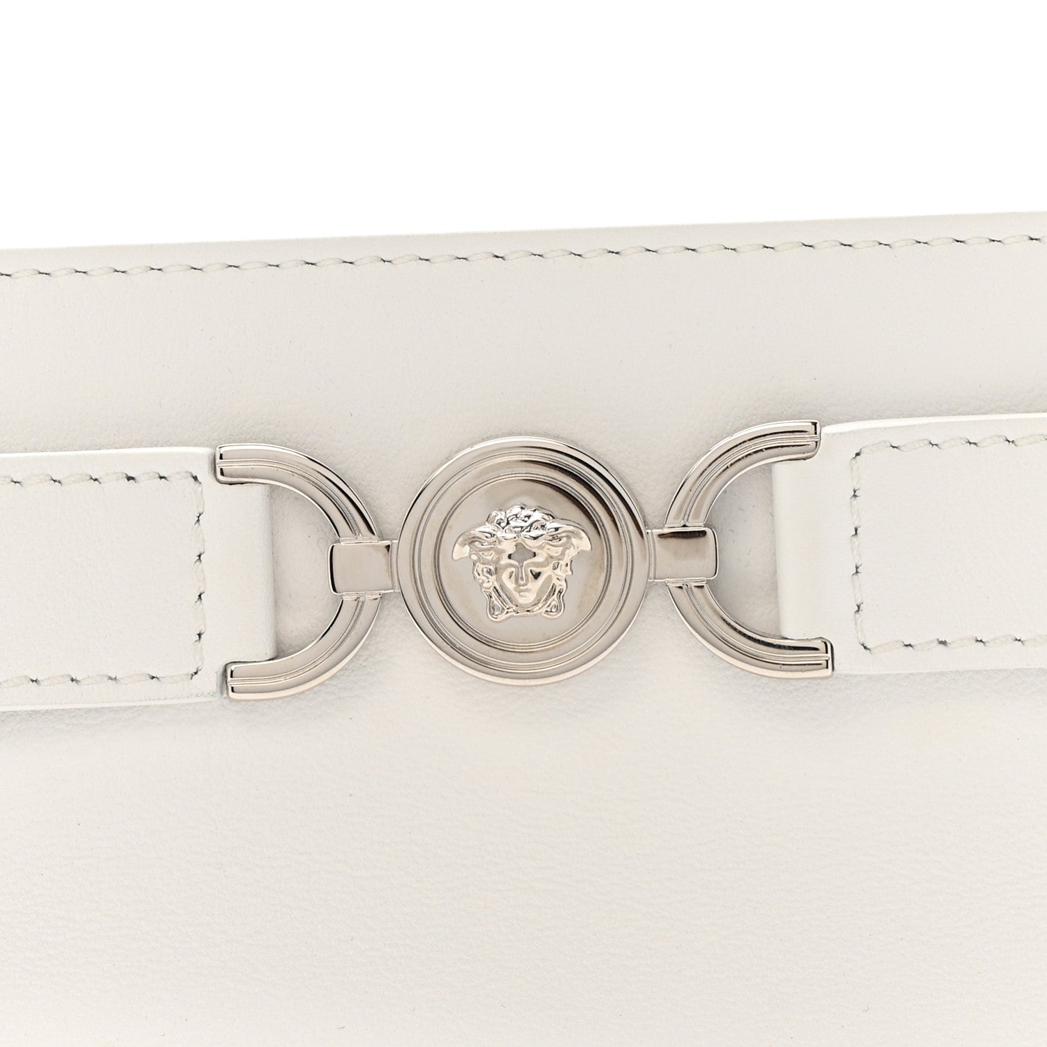 Versace Calfskin Medusa '95 Tote Bag White 7 of 12
