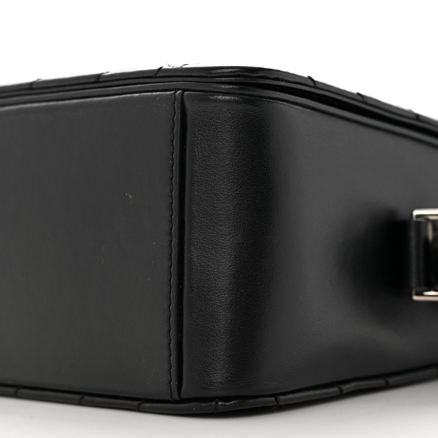 Off-White Calfskin Padded Diag Binder Flap Bag Black 11 of 18