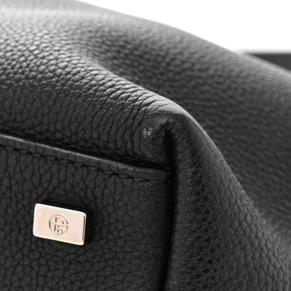 The Row Grained Calfskin Top Handle 14 Bag Black 10 of 10
