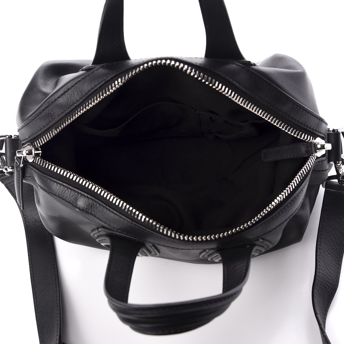 Calfskin Star Embellished Small Nightingale Black