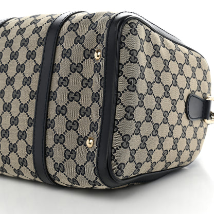 Gucci Monogram Medium Boston Navy 10 of 10