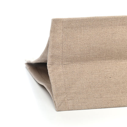 Saint Laurent Linen Calfskin Rive Gauche Tote Optic White 8 of 9