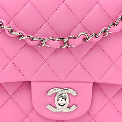 Chanel Lambskin Quilted Medium Double Flap Pink 8 of 11