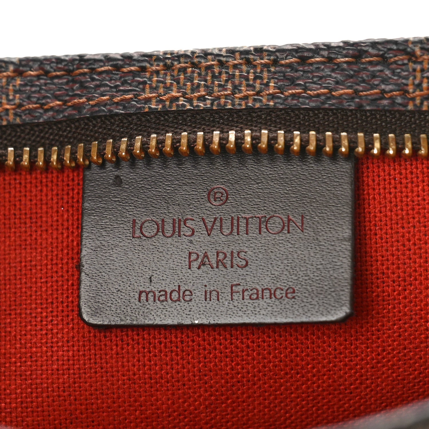 Louis Vuitton Damier Ebene Navona Pochette Accessories 6 of 8