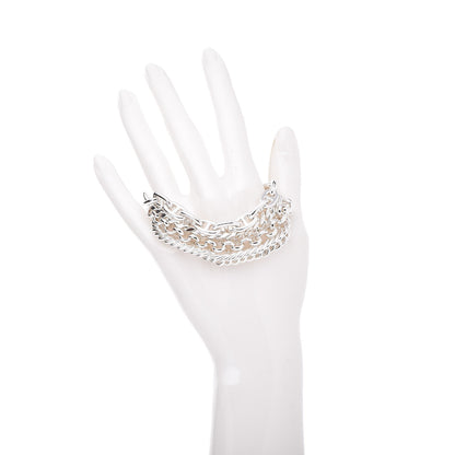 Hermes Sterling Silver Etcaetera Bracelet 2 of 5