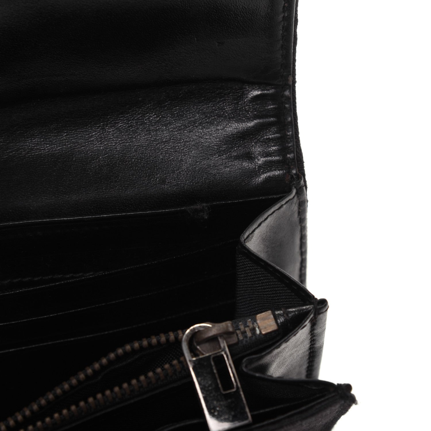 Fendi Zucchino Forever Continental Wallet Black 14 of 18