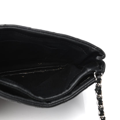 Chanel Aged Calfskin Quilted Crossbody Bag Black 4 of 5