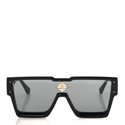 Louis Vuitton Acetate Swarovski Crystal Cyclone Sunglasses Z1578W Black 2 of 7