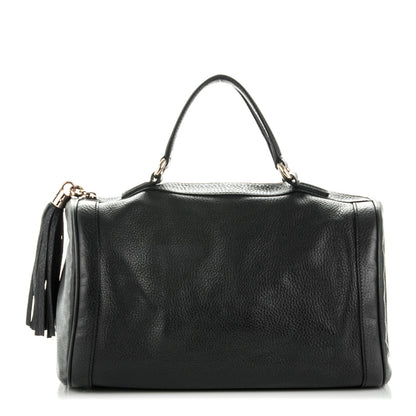 Gucci Pebbled Calfskin Medium Soho Boston Black 1 of 7