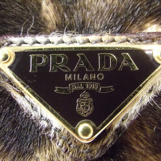 Calf Hair Leopard Print Frame Bag