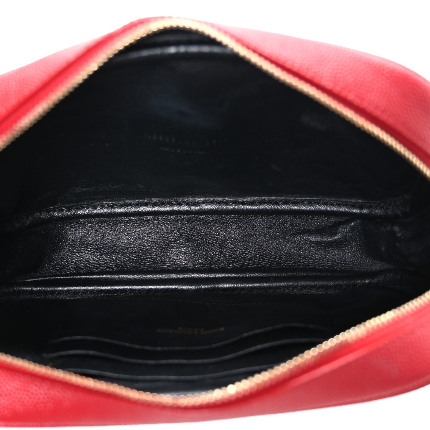 Grain De Poudre Matelasse Monogram Mini Lou Camera Bag Opyum Red