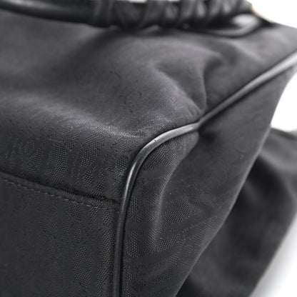 Christian Dior Nylon Monogram Small Lovely Tote Black 12 of 17