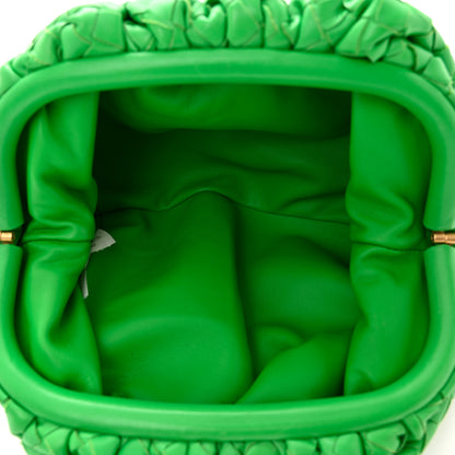 Bottega Veneta Nappa Intrecciato The Mini Pouch Clutch Parakeet 5 of 11