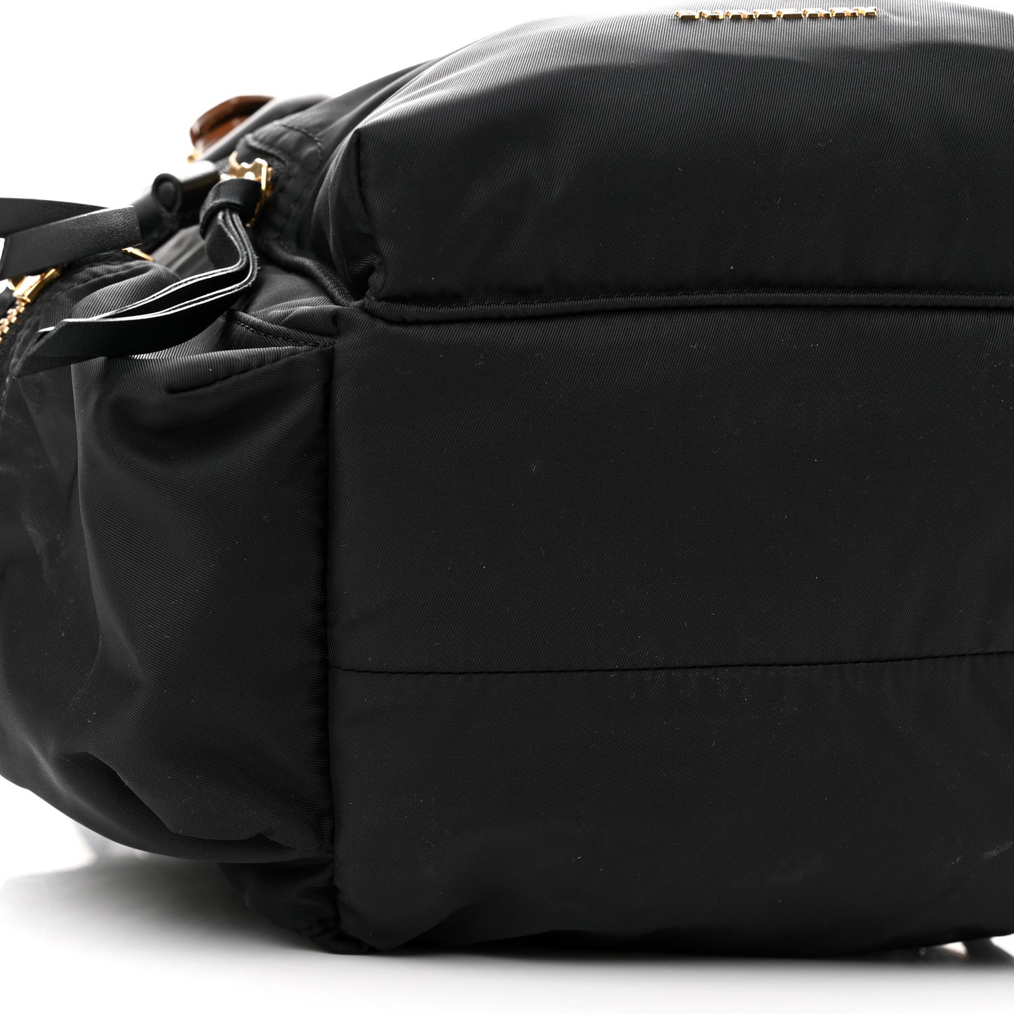 Nylon Medium Rucksack Backpack Black