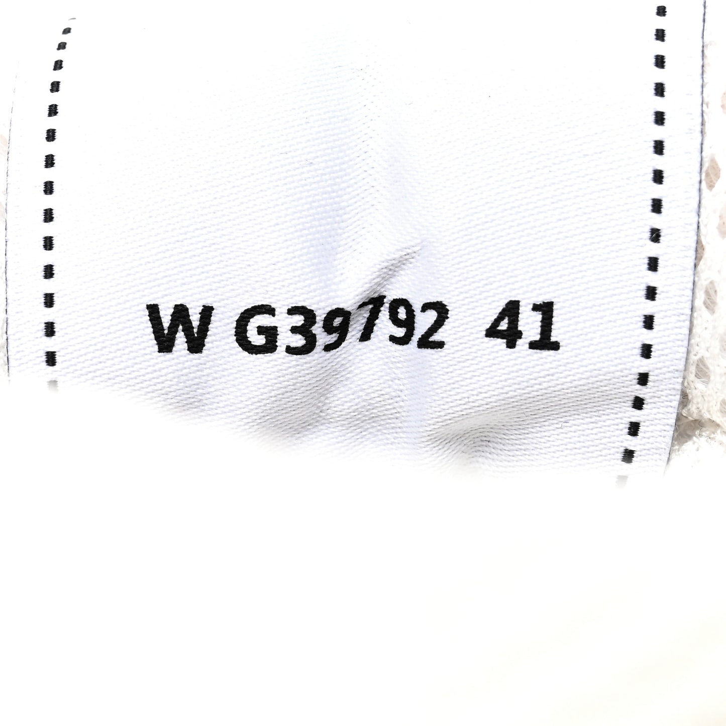 Fabric Laminated Calfskin Stretch CC Sneakers 41 White Silver