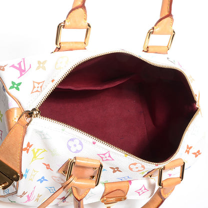 Louis Vuitton Monogram Multicolor Speedy 30 White 5 of 7