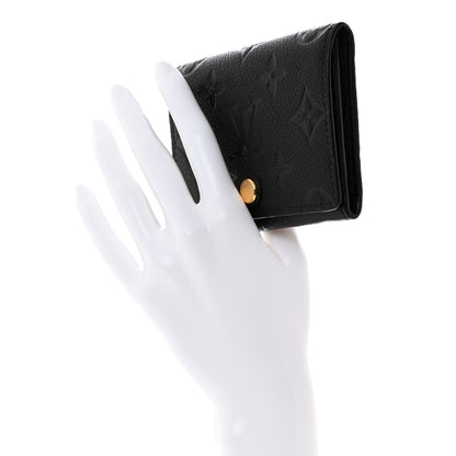 Louis Vuitton LOUIS VUITTON Empreinte Business Card Holder Black 2 of 6