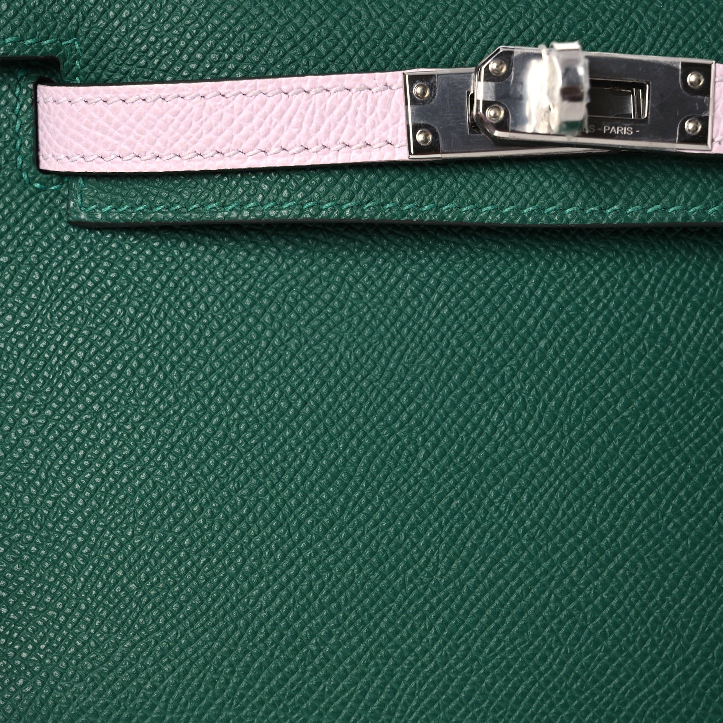 Epsom Tri-Color Mini Kelly Sellier 20 Vert Moyen Mauve Pale Ardoise