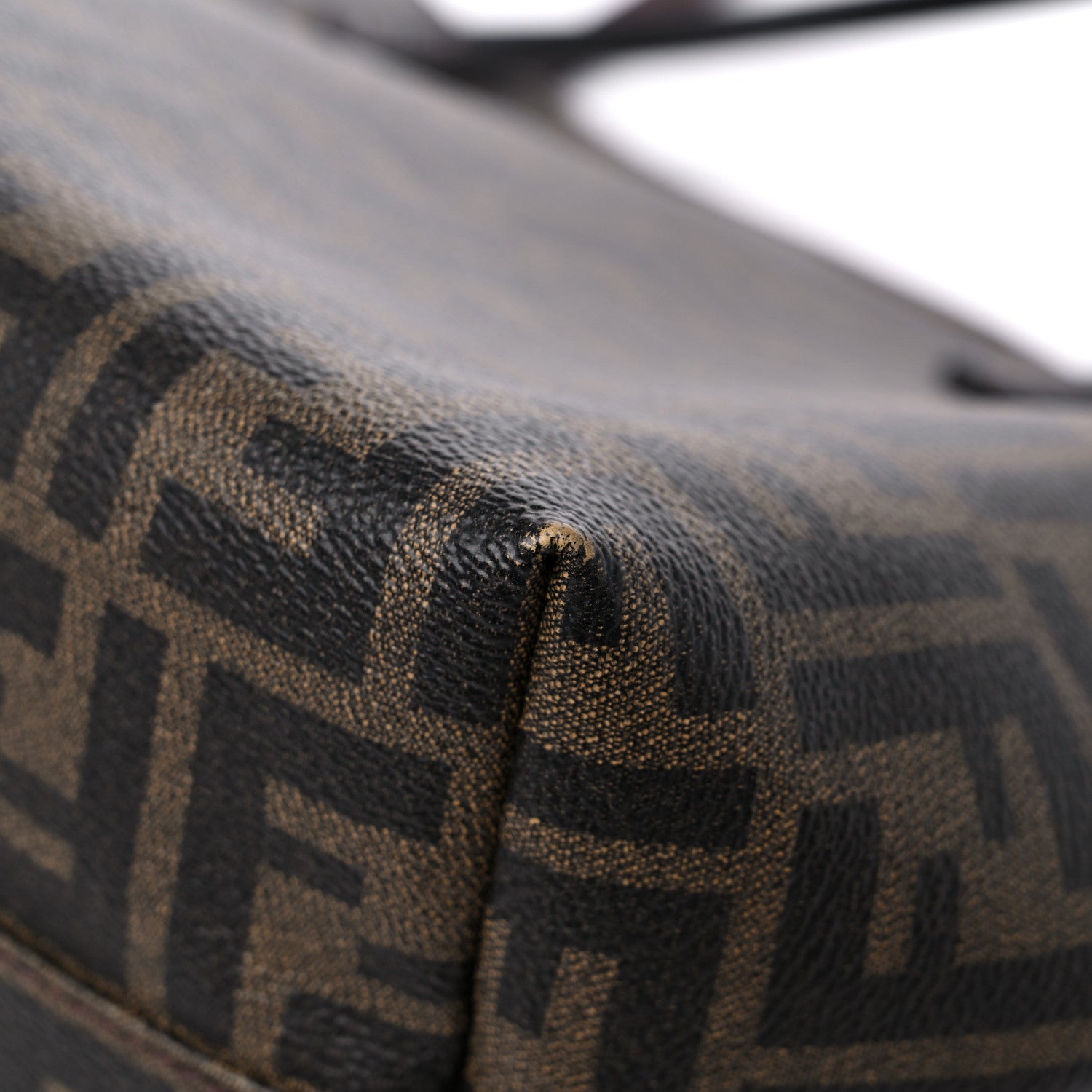 Fendi Zucca Spalmati Small Roll Tote Tobacco Moro 9 of 13