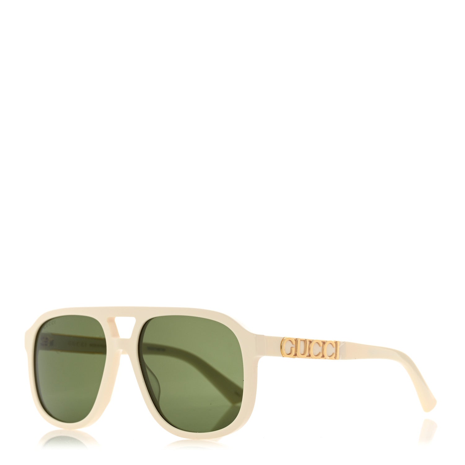 Gucci Acetate Square Frame GG1188S Sunglasses White 1 of 8