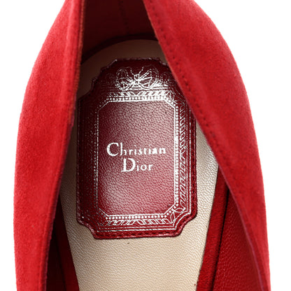 Christian Dior Suede Songe Pumps 41.5 Red 7 of 8