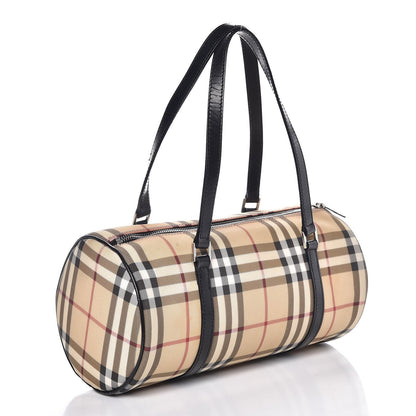 Burberry House Check London Satchel Black 3 of 11