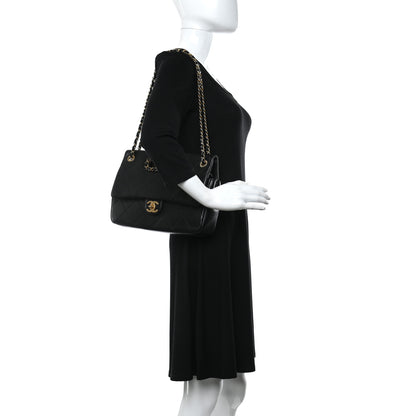 Chanel Lambskin A Real Catch Flap Bag Black 2 of 11