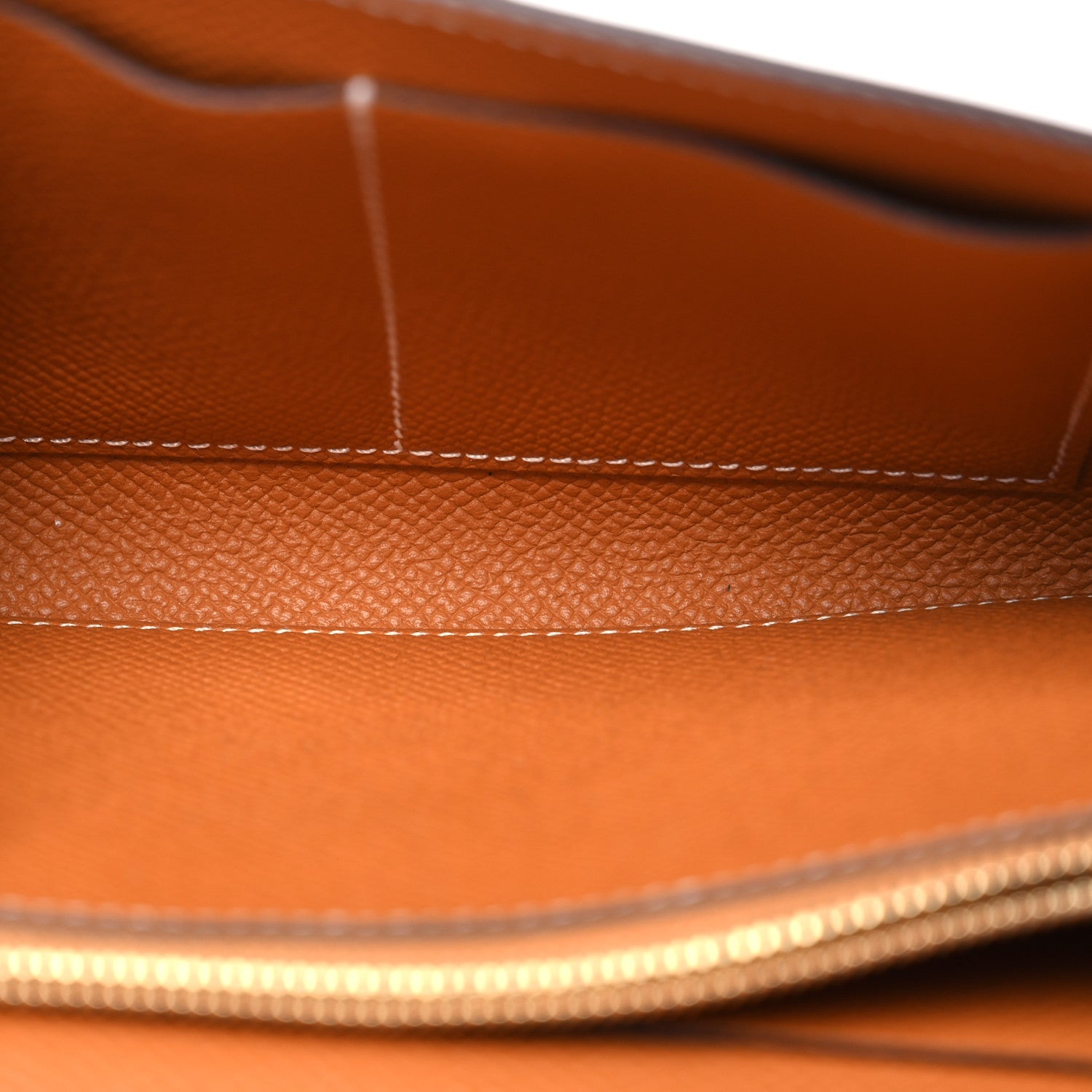 Hermes Epsom Kelly Wallet To Go Gold 4 of 14
