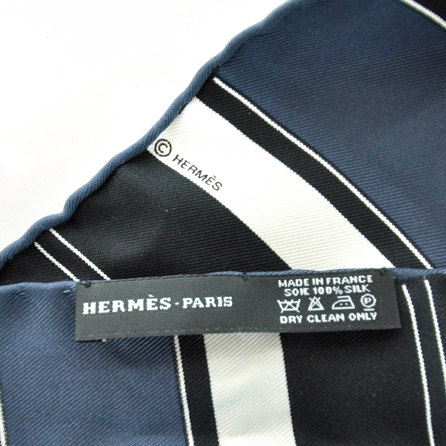 Hermes Silk Ex Libris Fringe Scarf 3 of 7
